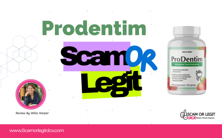 prodentim scam or legit